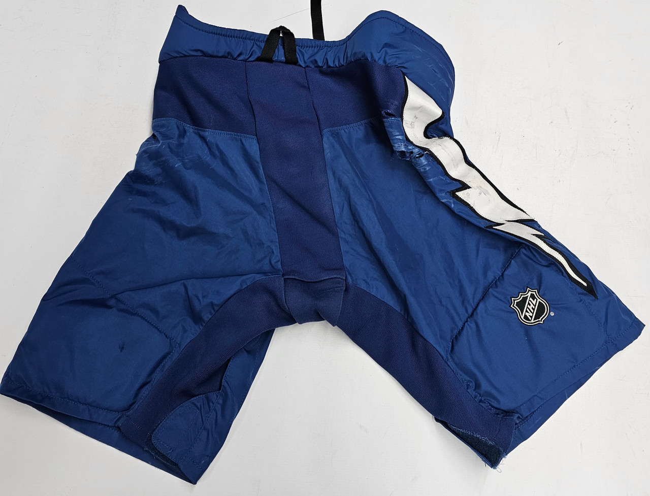 CCM PP90 CUSTOM PRO STOCK HOCKEY PANT SHELL COVER ROYAL BLUE LARGE USED