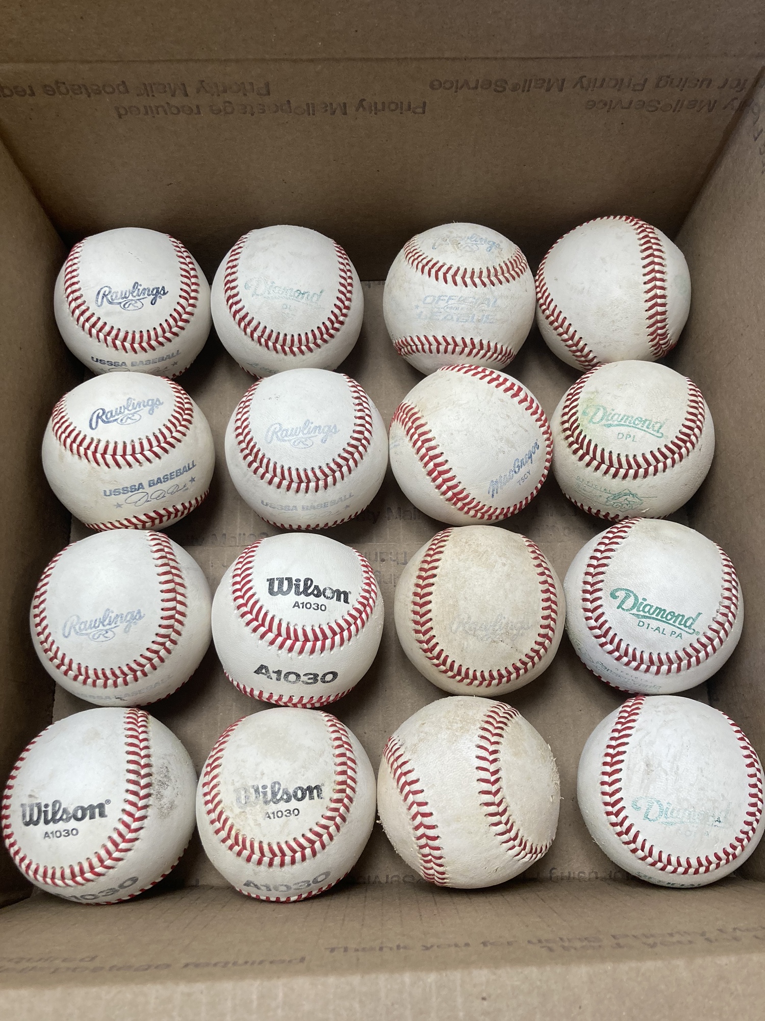 32 Slightly Used Baseballs (Recycled GameBalls) SidelineSwap