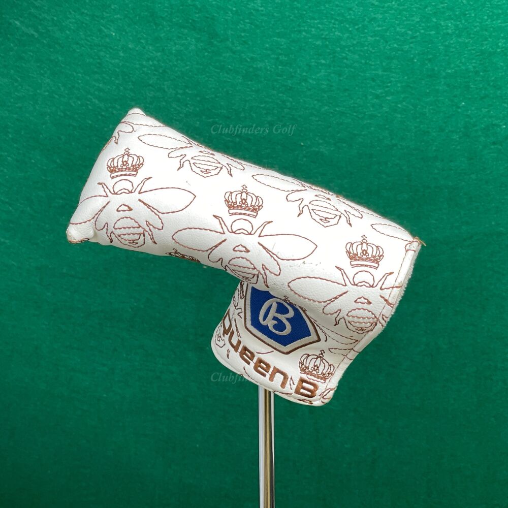 Bettinardi Queen B 6 Rose Gold PVD 35" Putter W/ Super Stroke & Headcover SidelineSwap