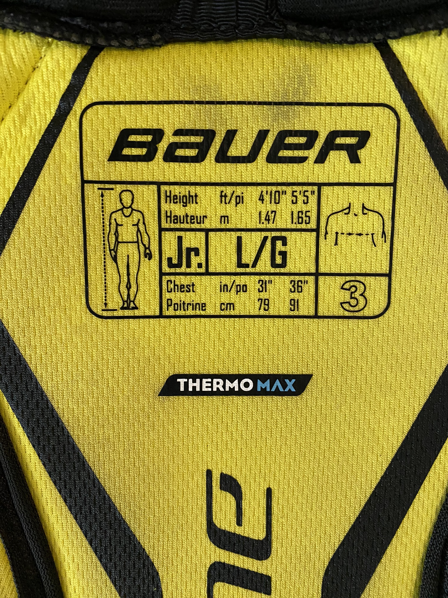 Junior Large Bauer Supreme S29 Shoulder Pads SidelineSwap