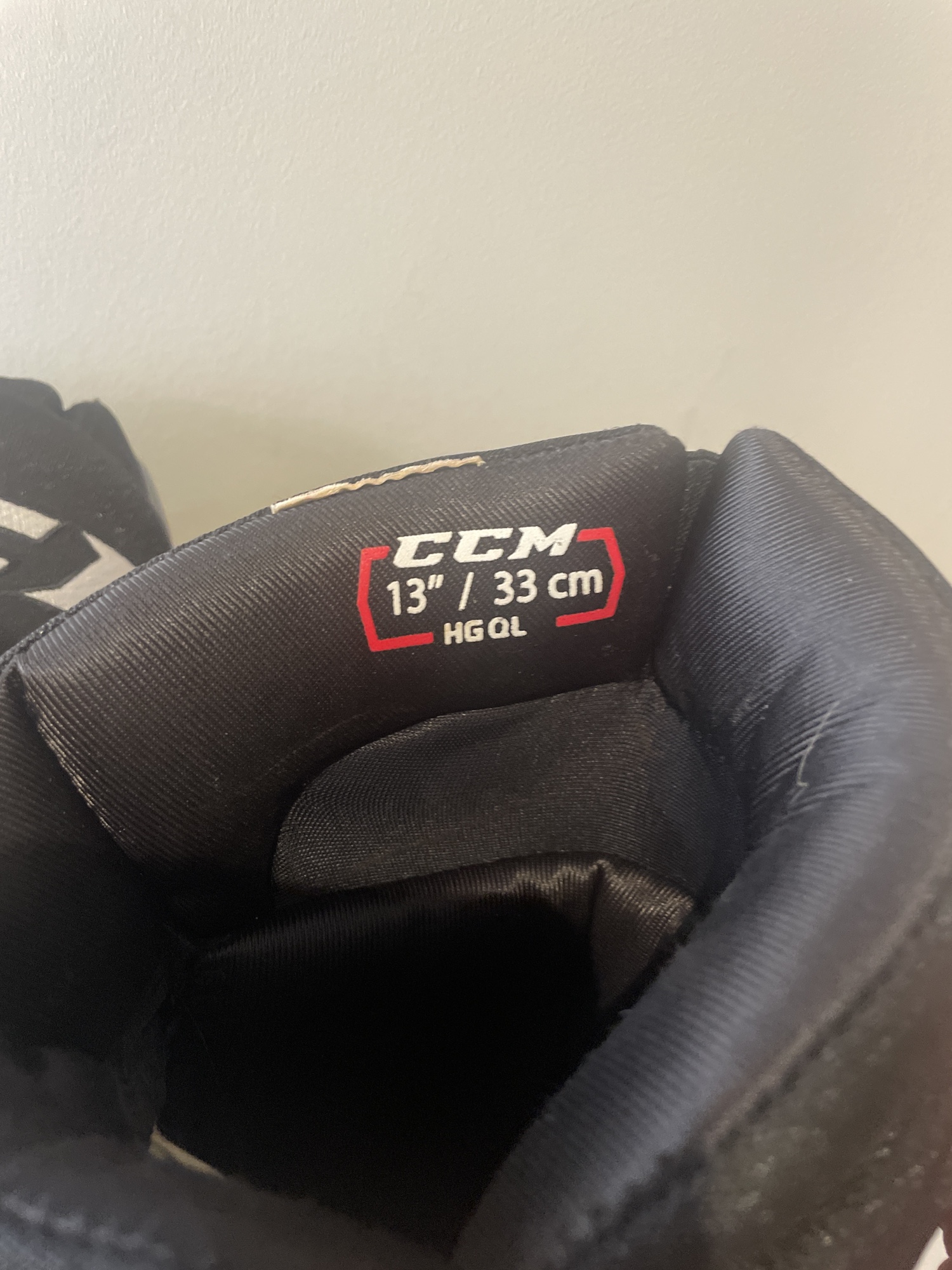 CCM 13" Pro Stock HGQL Gloves Professionally Repalmed SidelineSwap