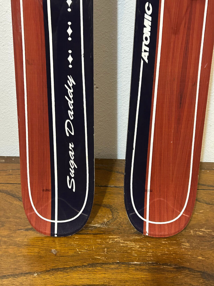 Atomic Sugar Daddy All-Mountain Twin Tip Downhill Skis 153 cm Neox