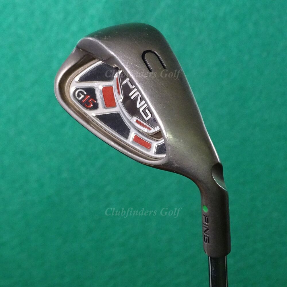 Ping G15 Green Dot UW Utility Wedge Factory AWT Steel Stiff SidelineSwap