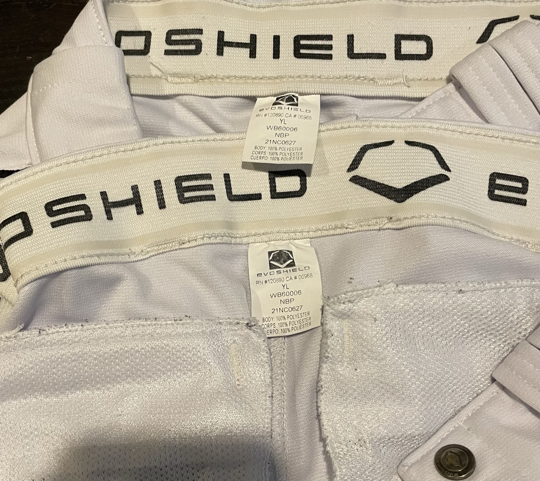 EvoShield Throwback Knicker Uniform Pants [2 Knickers] Youth L