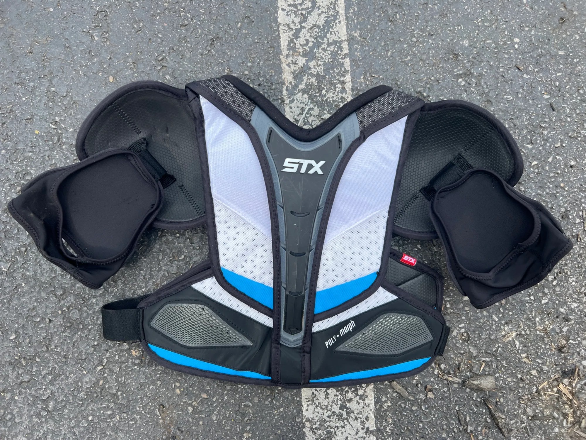 Junior Used Large STX Surgeon RX3 Shoulder Pads SidelineSwap