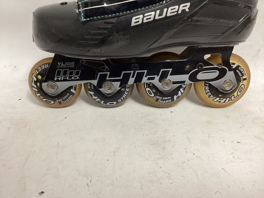 Used Bauer Prodigy Junior 01 Roller Hockey Skates SidelineSwap