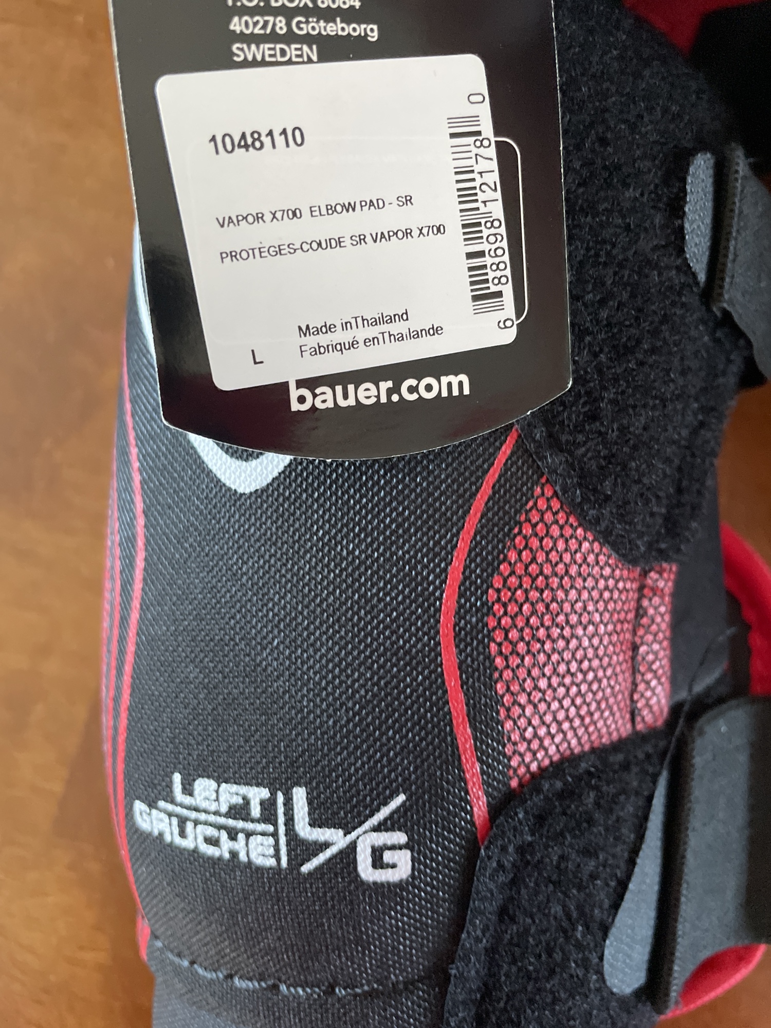 New Large Bauer Vapor X700 Elbow Pads SidelineSwap