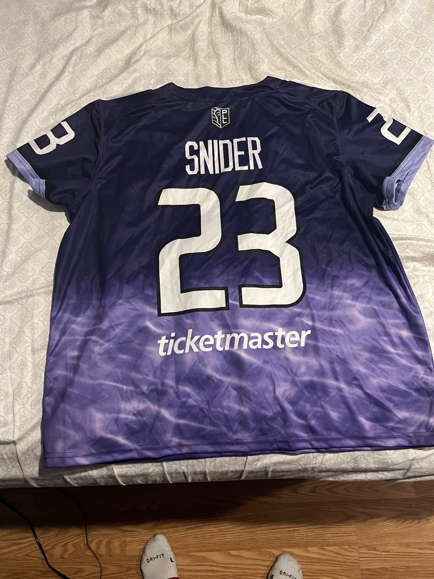 Drew Snider PLL Waterdogs 2XL jersey SidelineSwap
