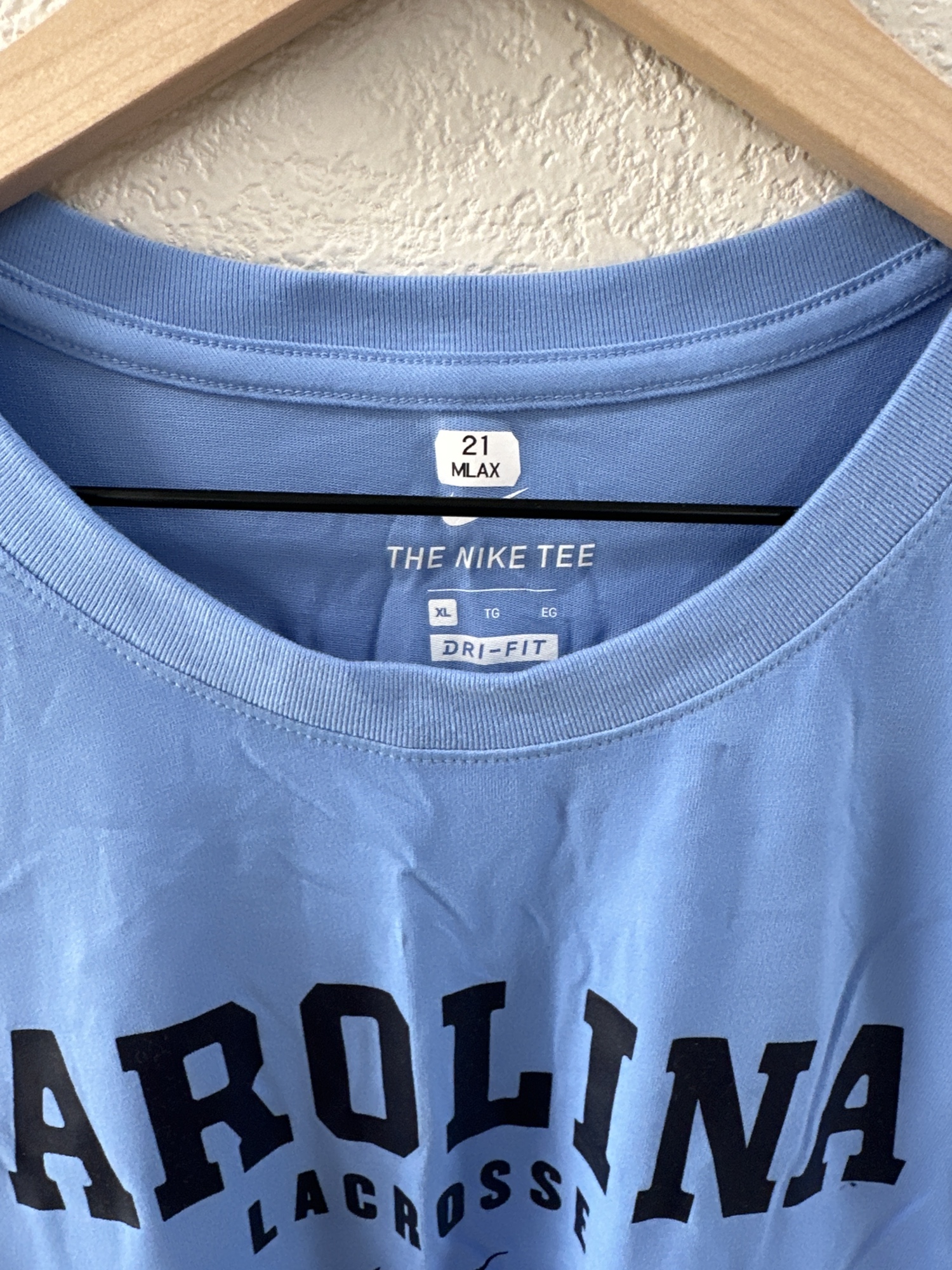 UNC Lacrosse Team Issued Practice Shirt SidelineSwap