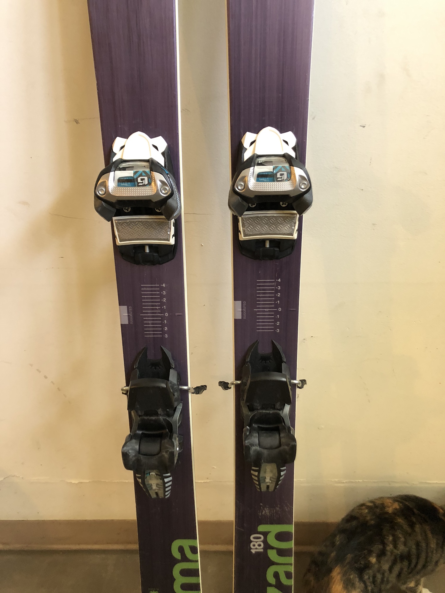 Blizzard Brahma Skis With Marker Griffon 13 Bindings. 180cm