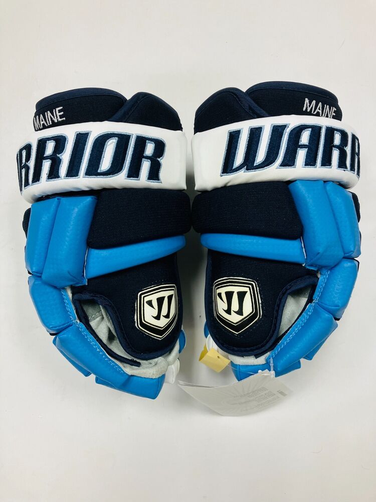 New Warrior University of Maine hockey gloves 12" Bonafide X junior ice