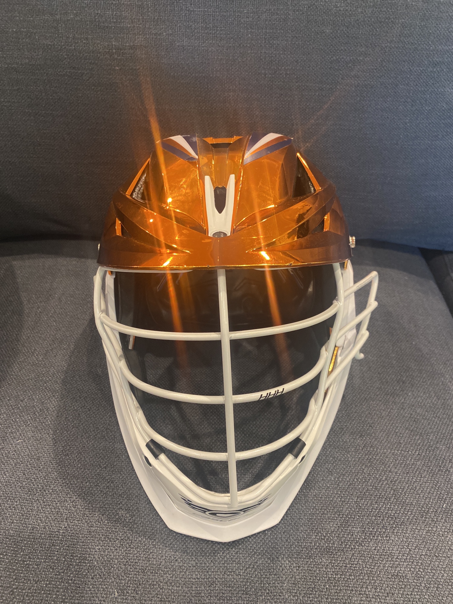 Chrome Syracuse Lacrosse Cascade XRS Helmet SidelineSwap