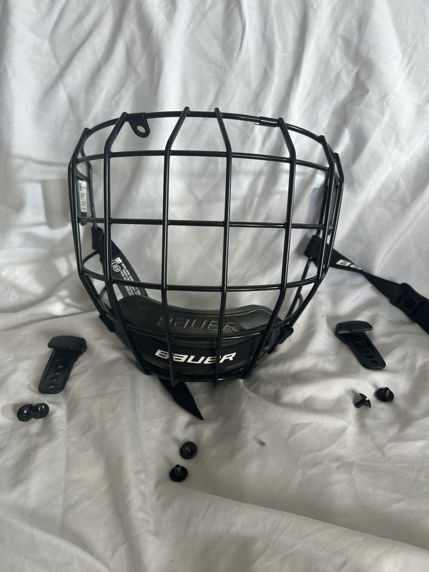 New Small Black Bauer Profile II Cage w/hardware SidelineSwap