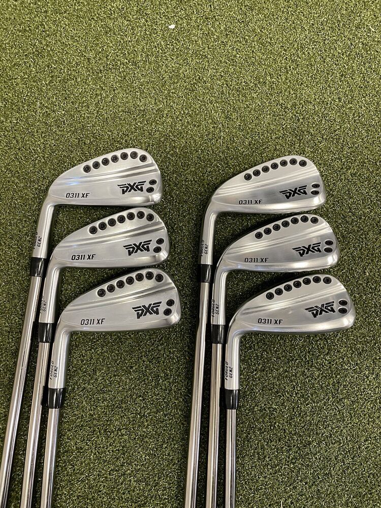 PXG 0311XF CHROME GEN2 IRON SETS 5PW LH Left Handed GRAPHITE Senior Flex LEFTY SidelineSwap