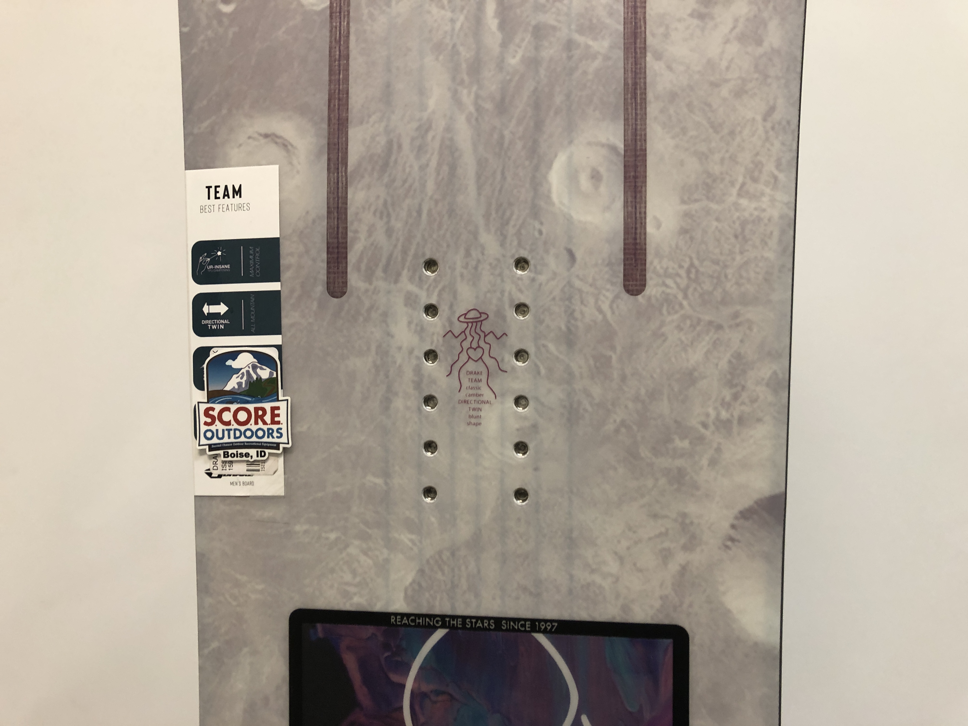 Drake Team All Mountain Snowboard Deck SidelineSwap