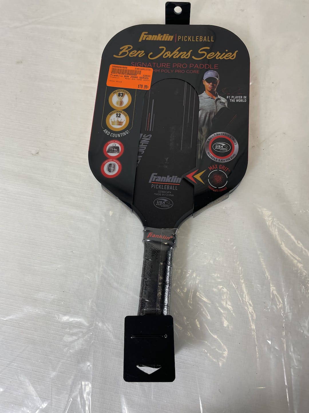 New Franklin Ben Johns Series Signature Pro Pickleball Paddle 13mm Poly Pro Core SidelineSwap