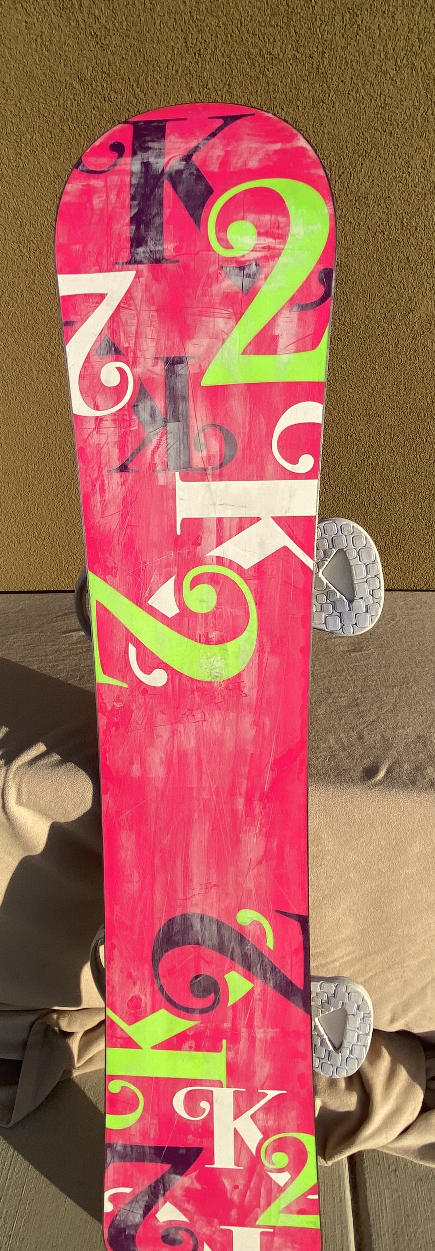 Used Women's K2 Luna Snowboard All Mountain With Bindings SidelineSwap