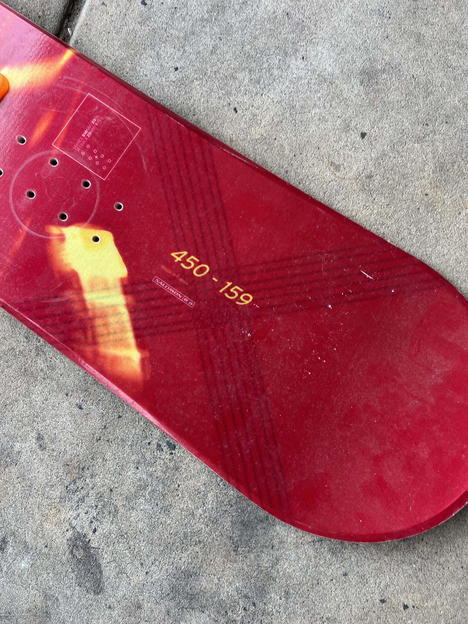 Used 159cm Salomon 450 Snowboard without Bindings SidelineSwap