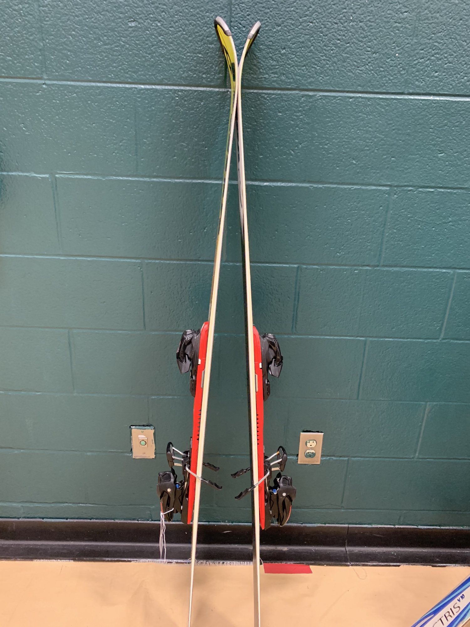 155cm Volkl Racetiger SL Skis with bindings & free shipping SidelineSwap