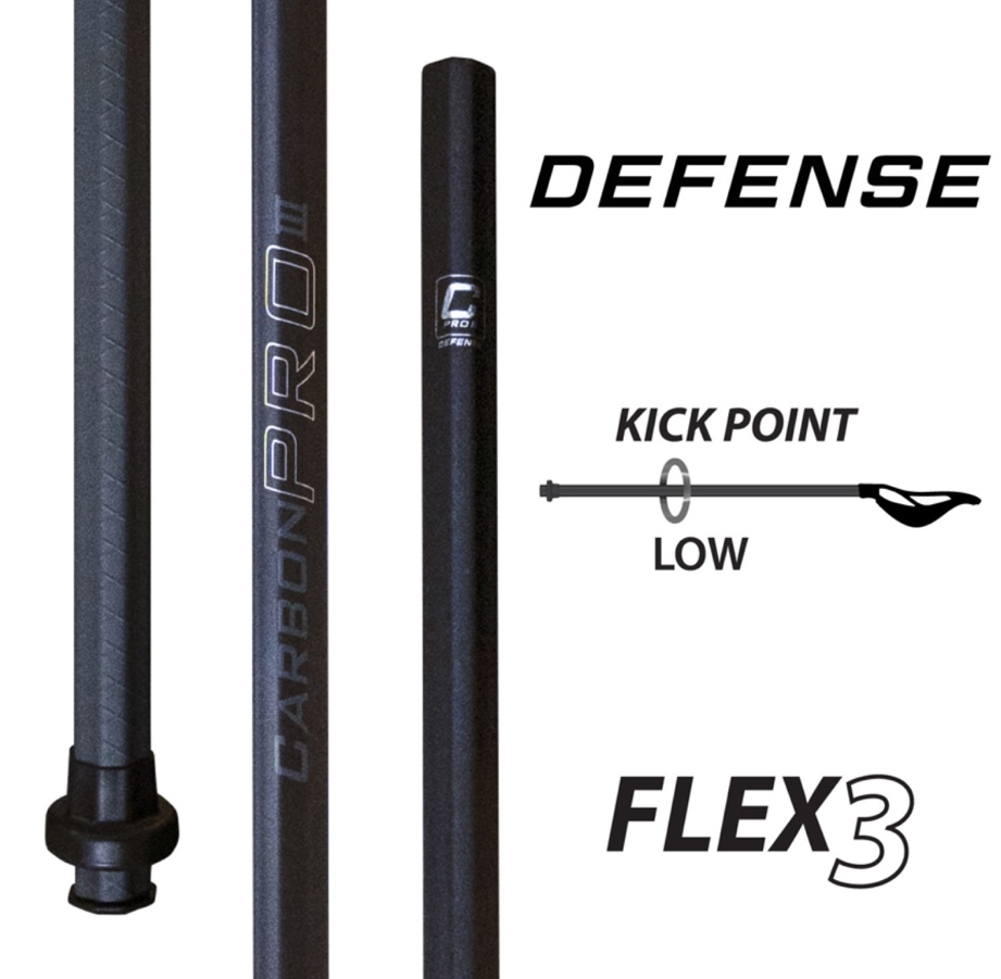 New ECD Carbon Pro 3.0 Black Defense Shaft Lacrosse Lax Long pole 60