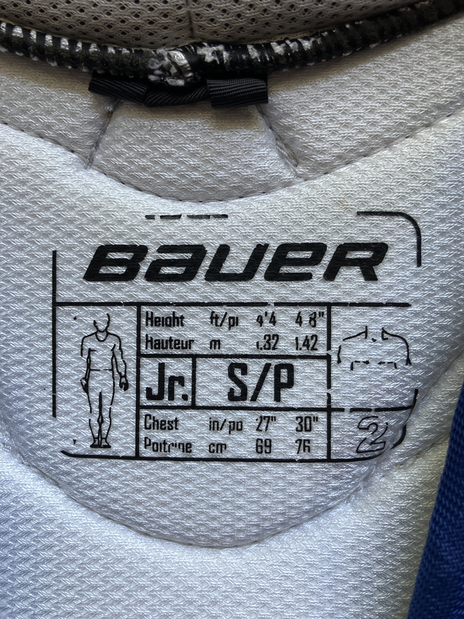 Used Junior Small Bauer Nexus N9000 Shoulder Pads SidelineSwap