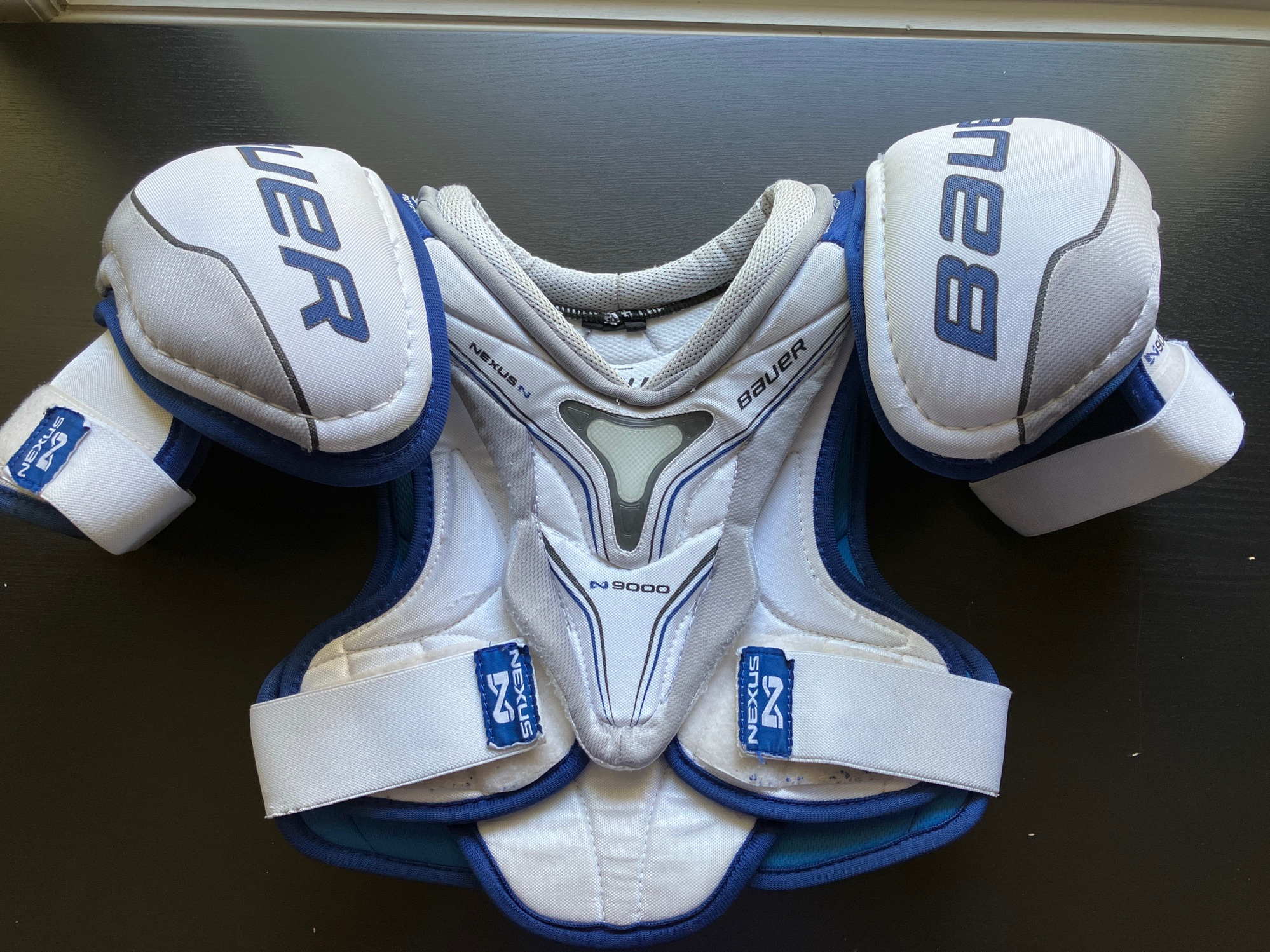 Used Junior Small Bauer Nexus N9000 Shoulder Pads SidelineSwap
