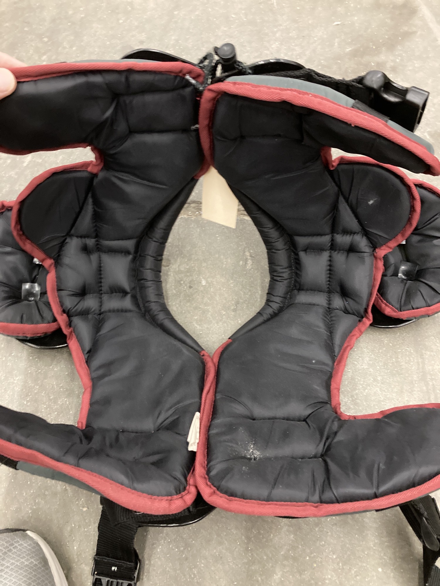 Used Medium Riddell Rival Youth Shoulder Pads SidelineSwap