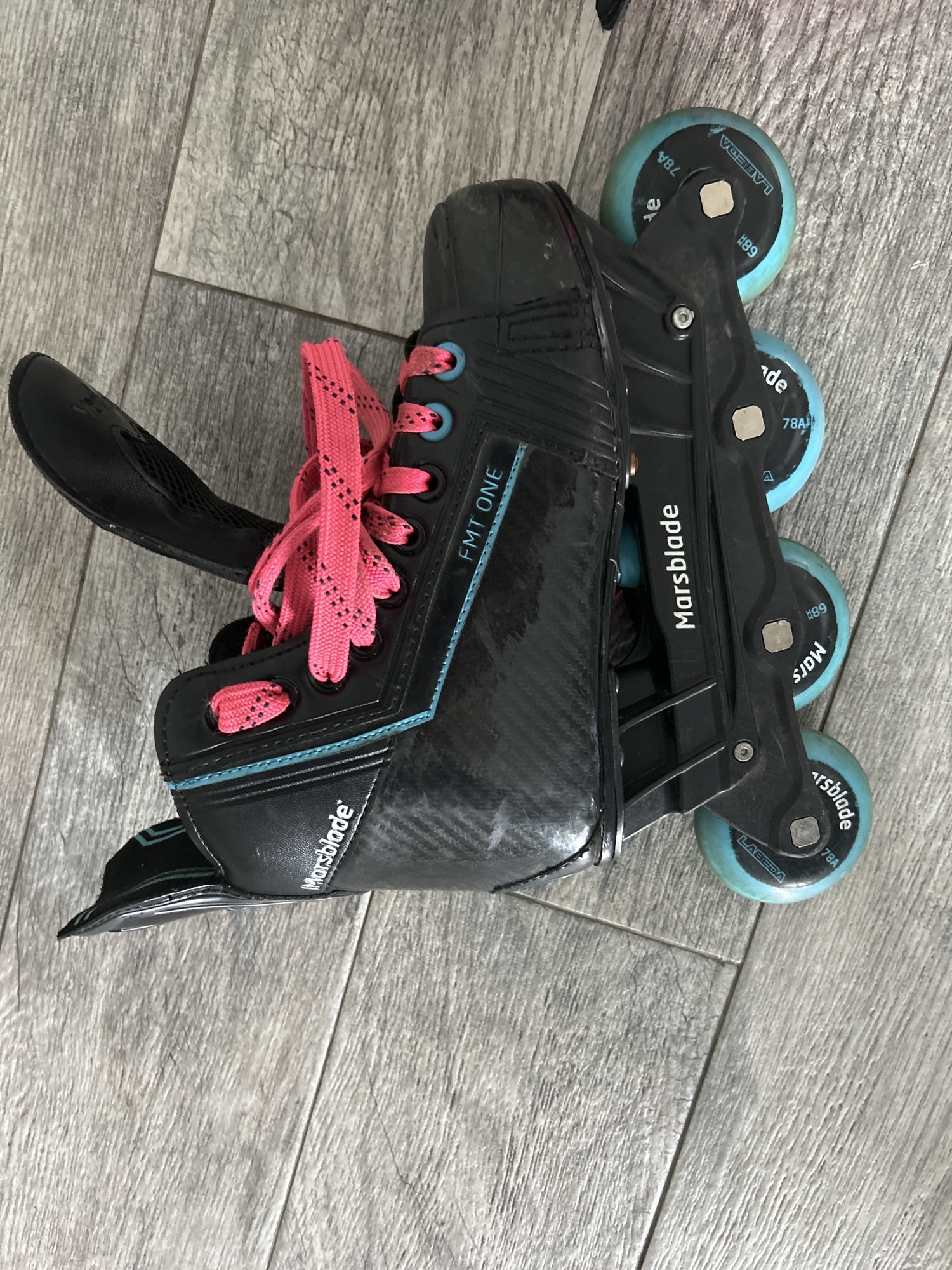 Used Verbero Regular Width Pro Stock Size 3 Marsblade FMT ONE Hockey Skates SidelineSwap