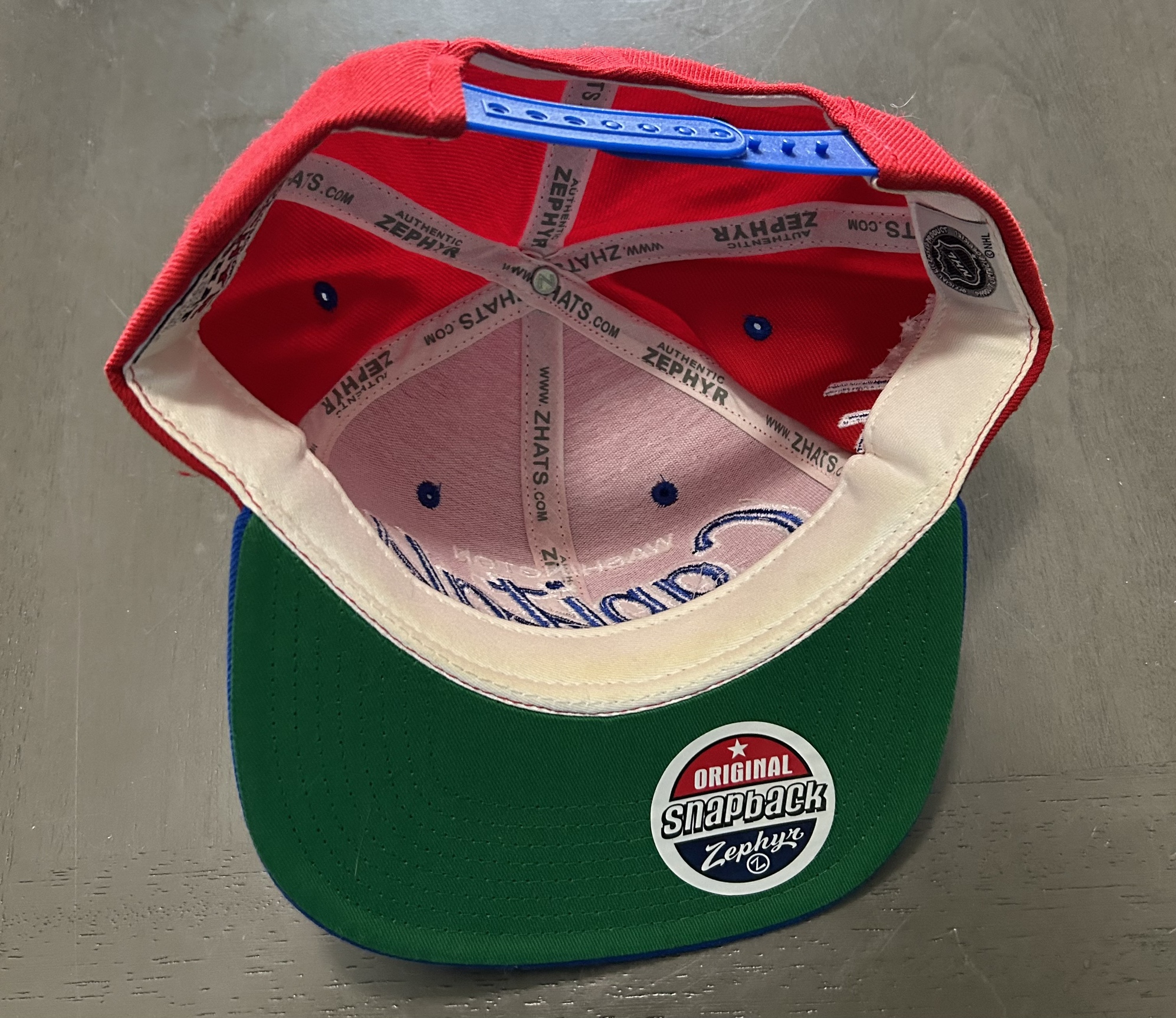 Zephyr Washington Capitals Snapback Hat SidelineSwap