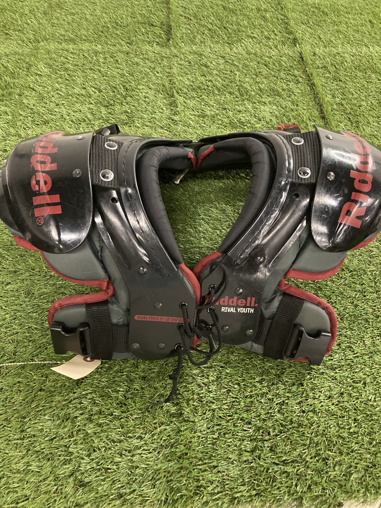 Used Small Riddell Rival Youth Shoulder Pads SidelineSwap