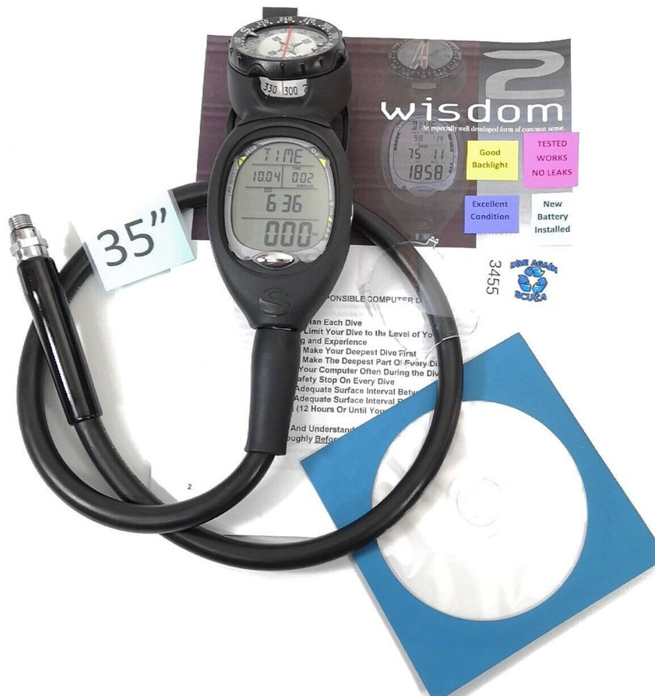 Sherwood WISDOM 2 Air Integrated Scuba Dive Air & Nitrox Computer