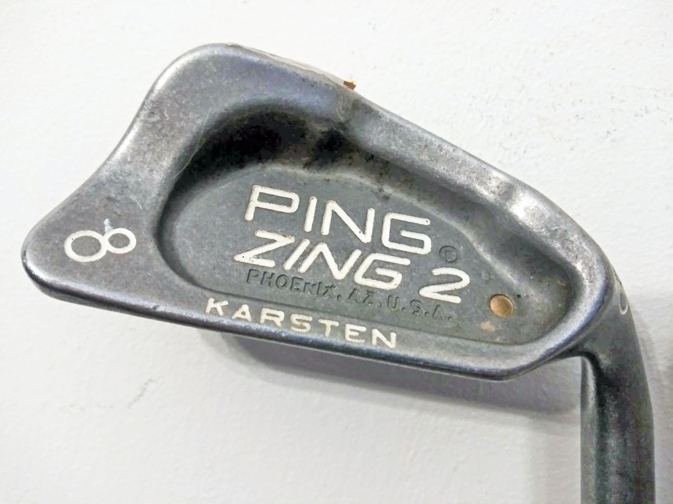Ping Zing 2 8 Iron Gold Dot (Graphite Karsten 101 Regular, 2" Short