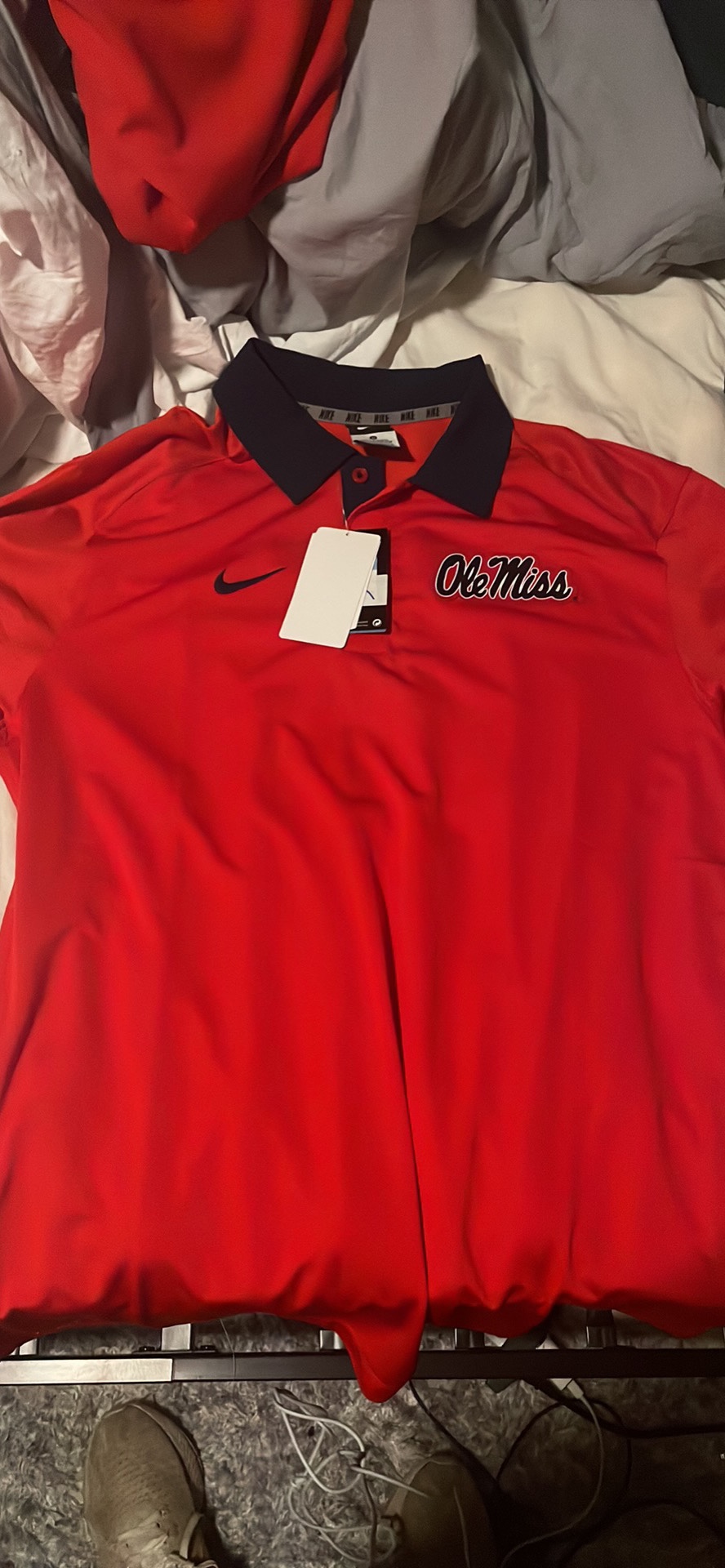 ole miss nike golf polo