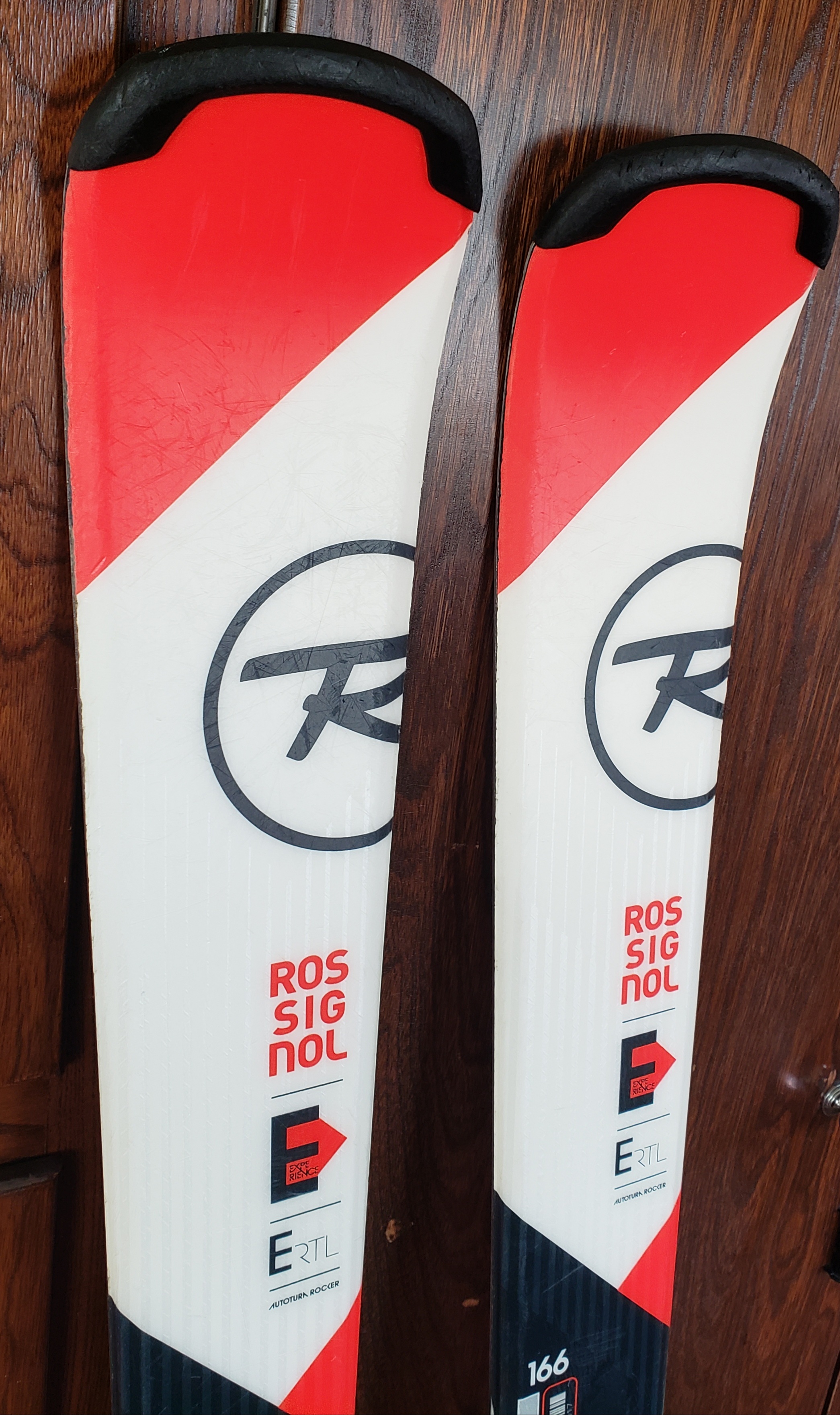 166cm ROSSIGNOL EXPERIENCE RTL SKIS with LOOK XPRESS 10 BINDINGS*USED