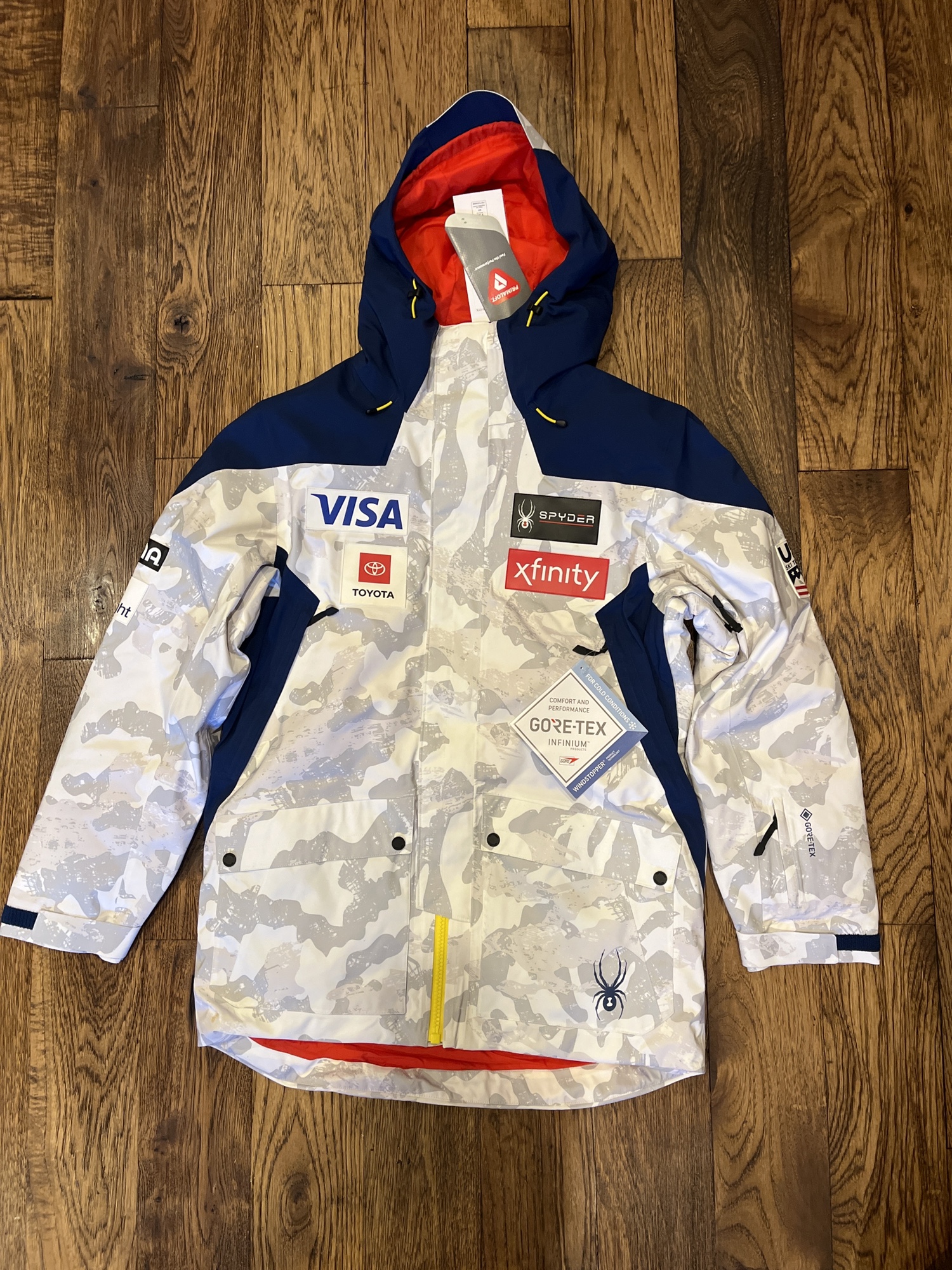 US Ski Team Men's Adult Medium New Spyder Jacket SidelineSwap
