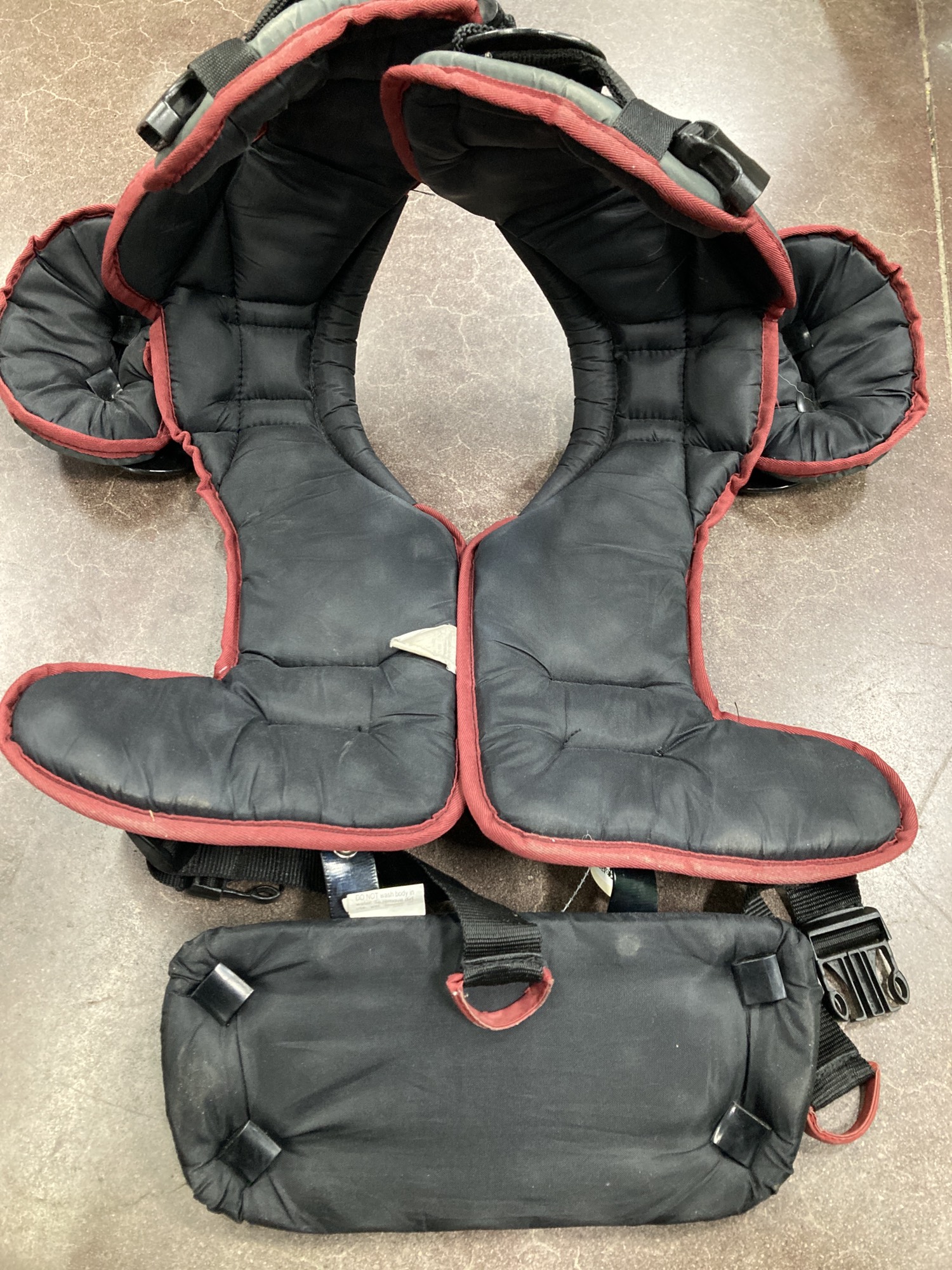Used Extra Large Riddell Rival Youth Shoulder Pads SidelineSwap