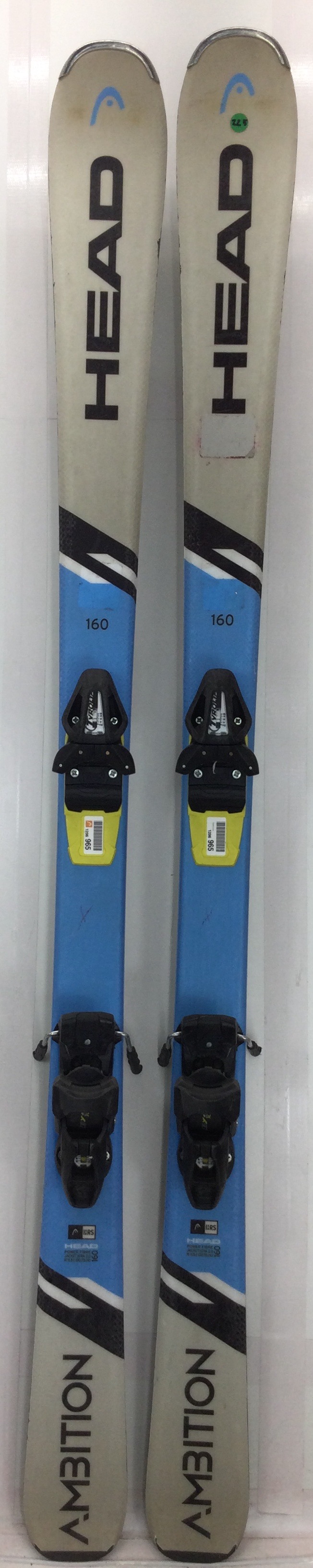 HEAD Ambition R 140170 cm USED Beginner All Mountain Skis / Tyrolia
