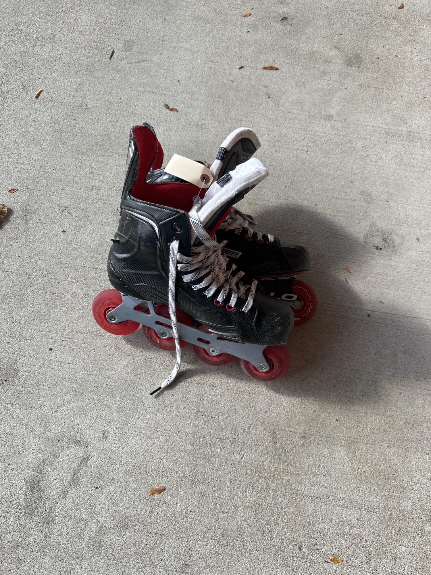 Used Bauer Vapor XR500 Inline Skates D&R (Regular) 8.5 SidelineSwap