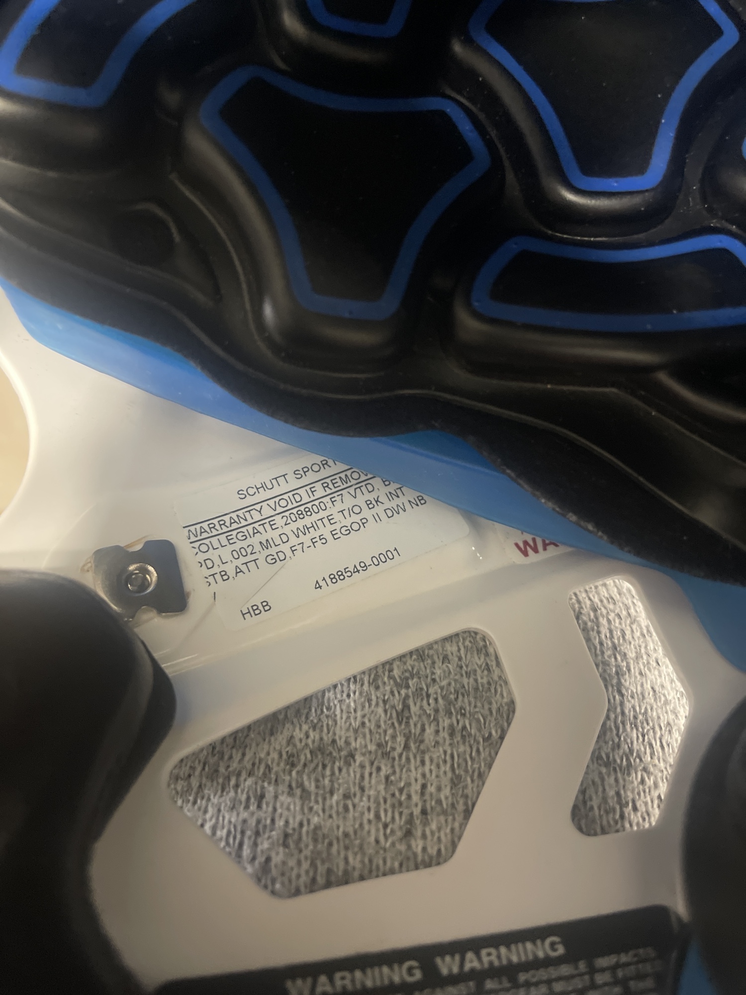 Schutt F7 VTD !2023 !Recertification football helmet adult large SidelineSwap