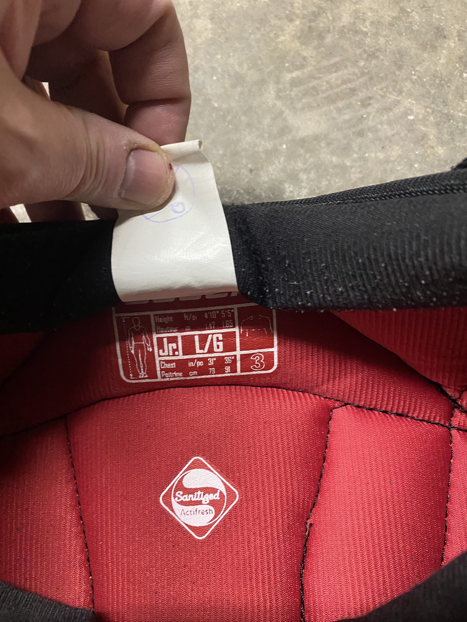 Bauer Vapor X800 Lite Junior “L” Shoulder Pads SidelineSwap