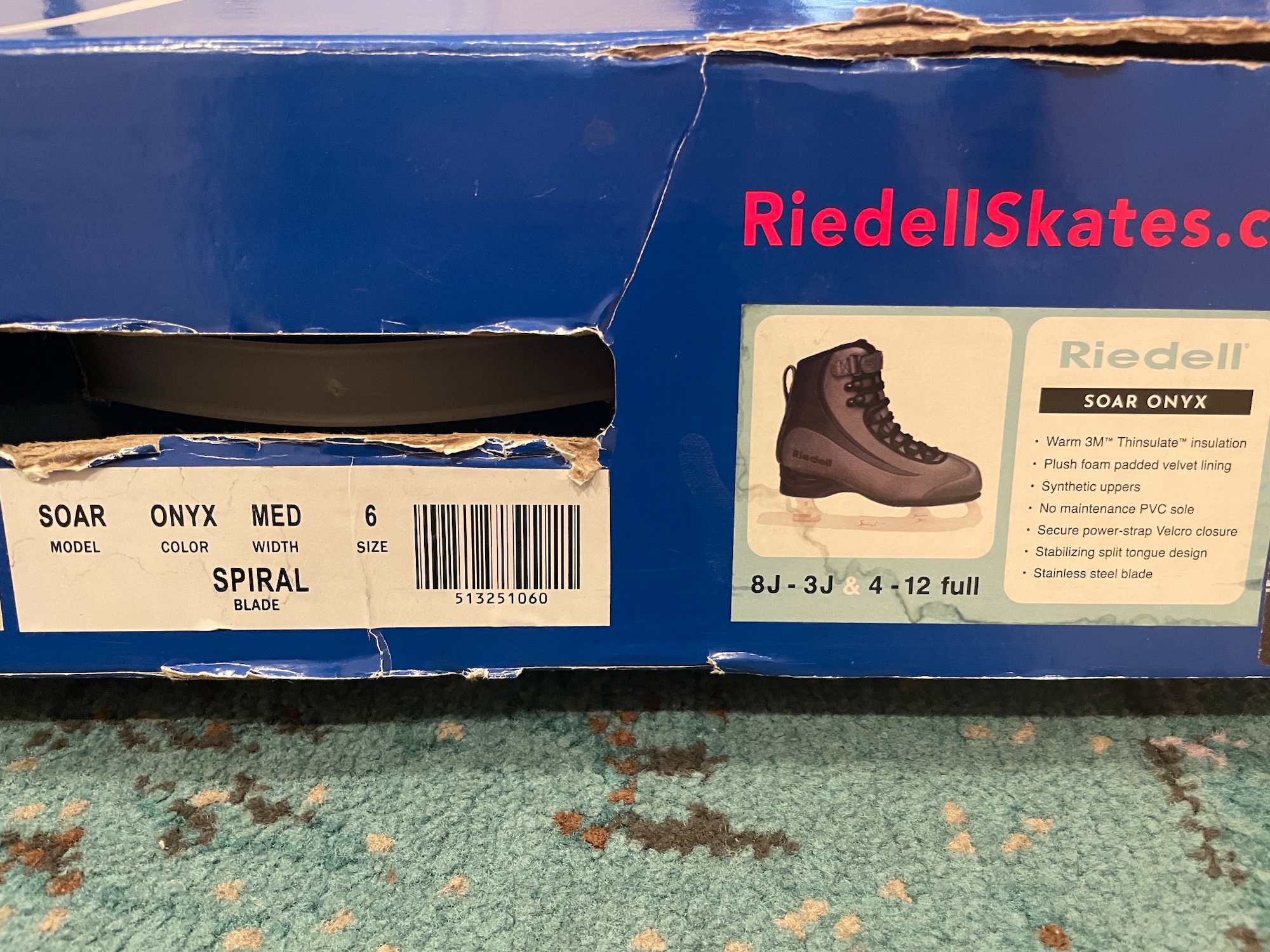 Used Riedell Soar Onyx Size 6 Figure Skates SidelineSwap