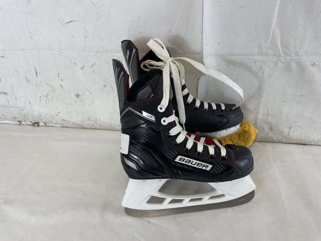 Used Bauer Ns Junior 01 Ice Hockey Skates SidelineSwap