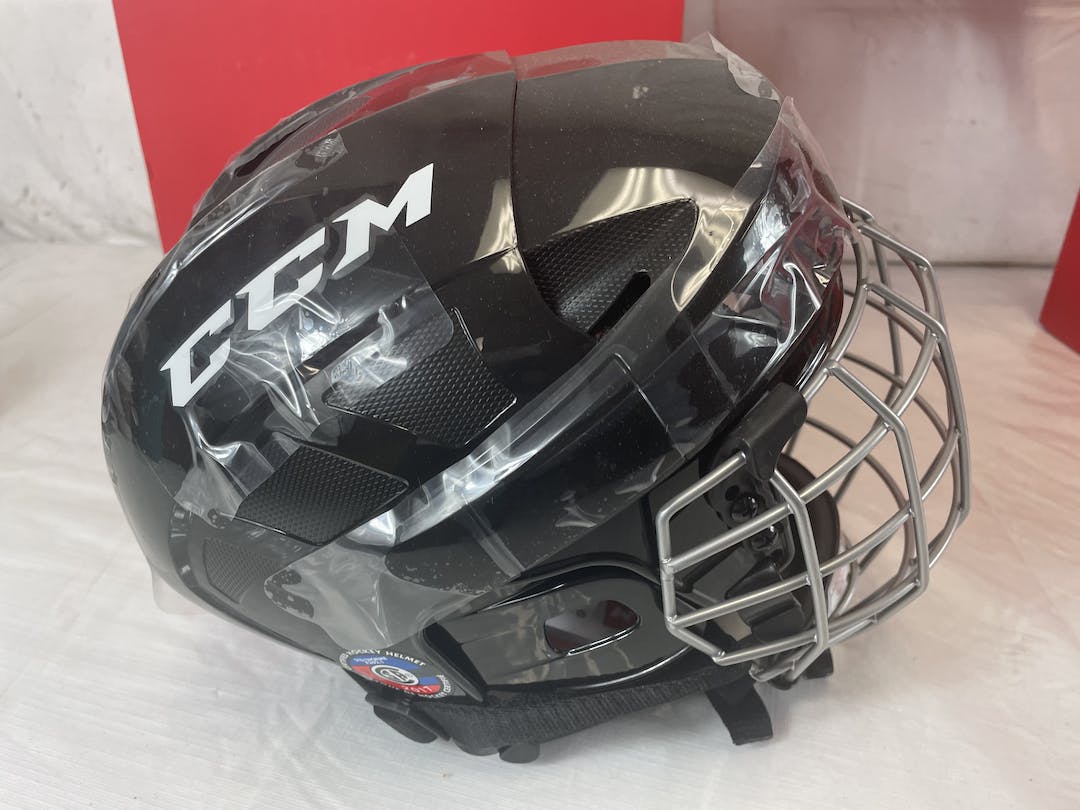 New Ccm Fl40 Md Hockey Helmet W Cage Hecc Certification Ended Aug