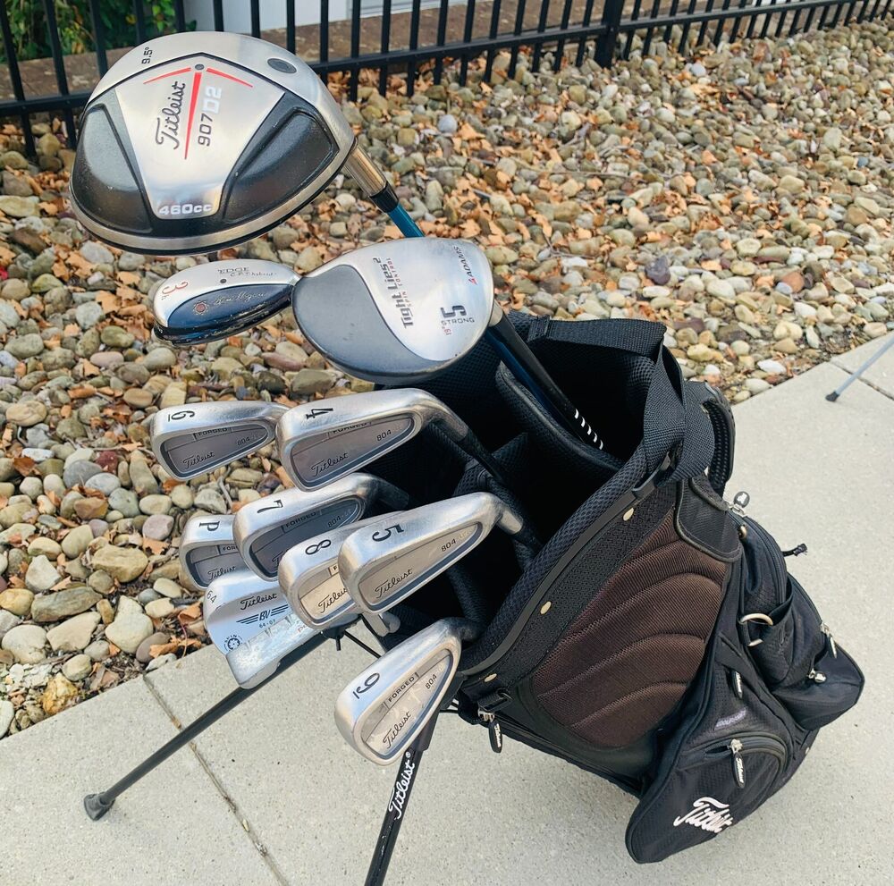 Complete Set of Titleist Golf Clubs + Bag SidelineSwap