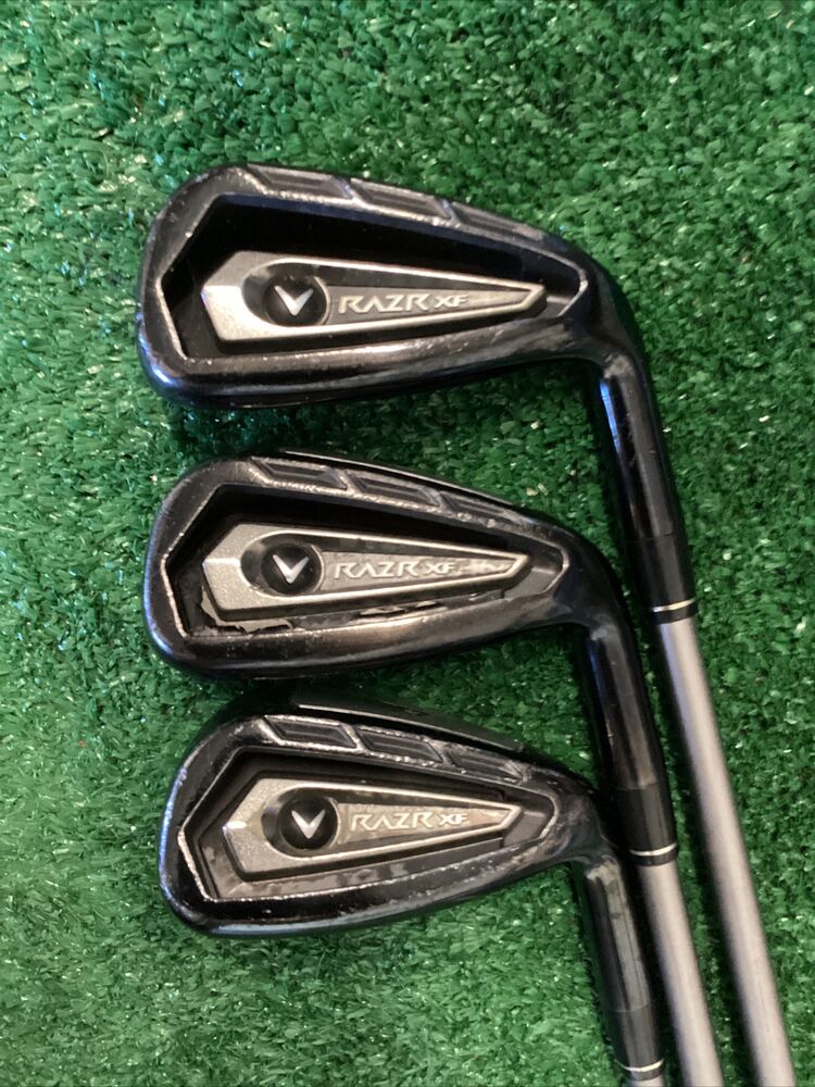 Callaway RAZR XF Iron Set 8, 9, PW With Ladies Graphite Shafts
