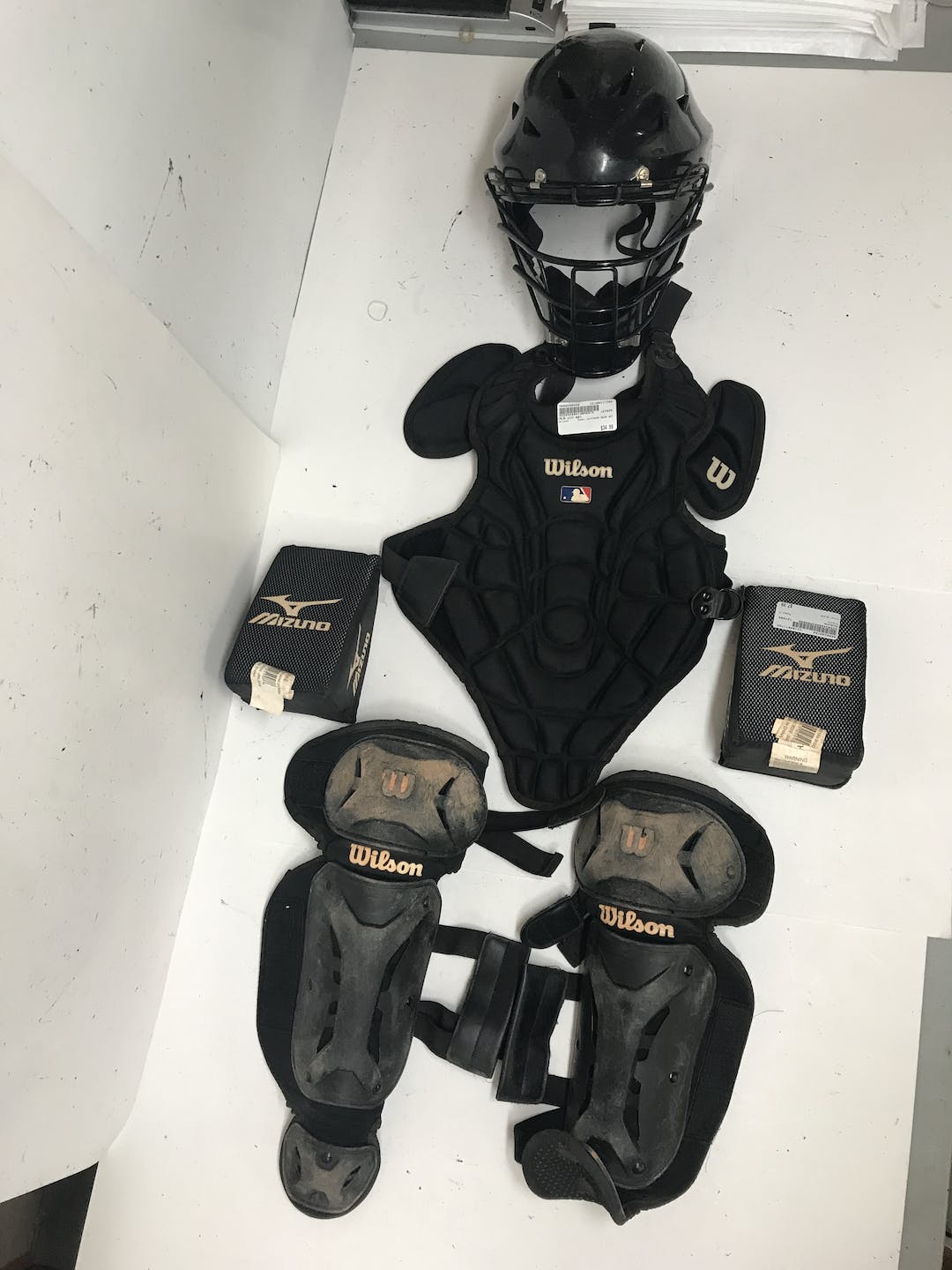 Used Wilson Catchers Gear Set Catcher's Equipment SidelineSwap