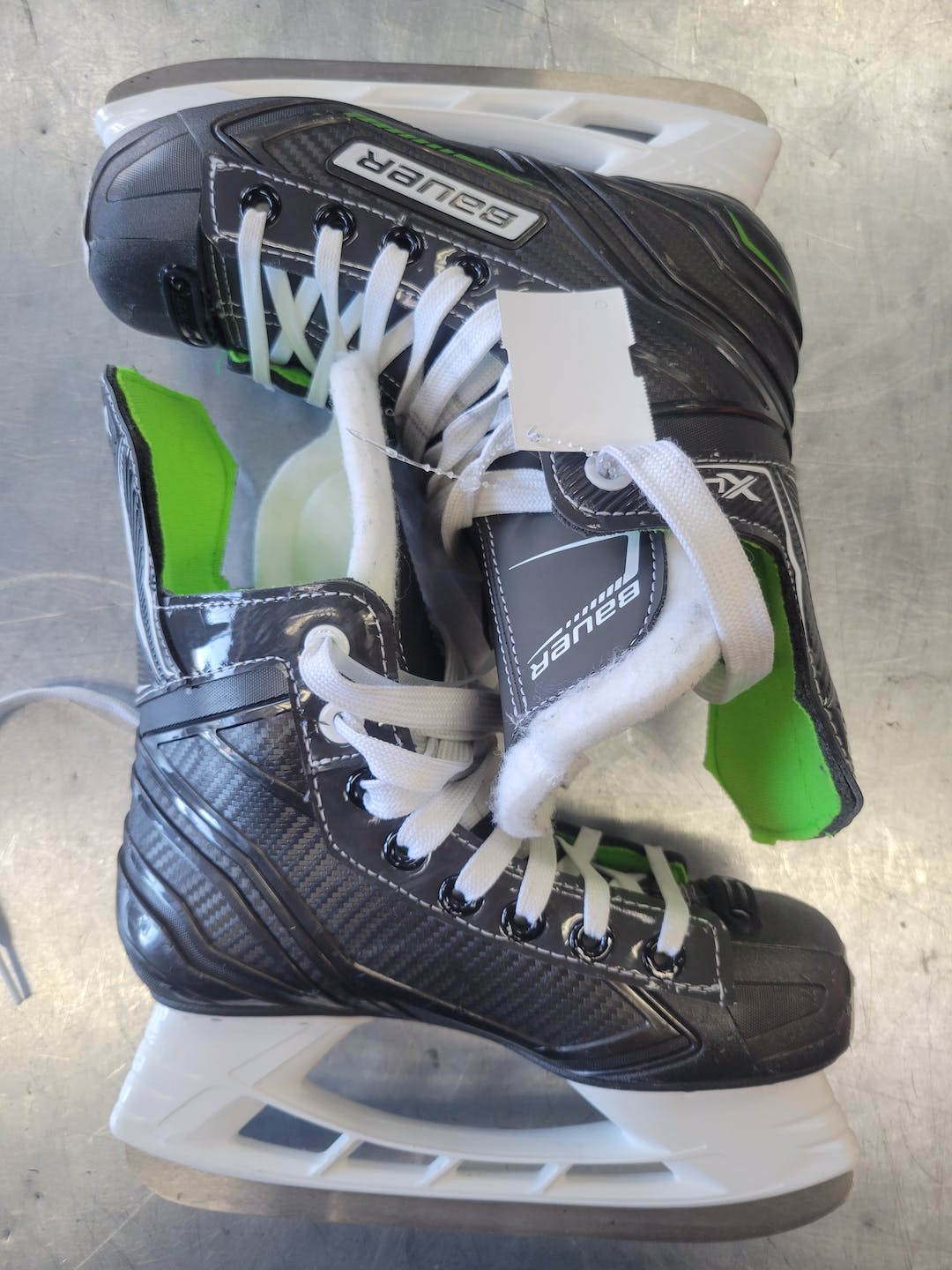 Used Bauer Xls Junior 01 Ice Hockey Skates SidelineSwap