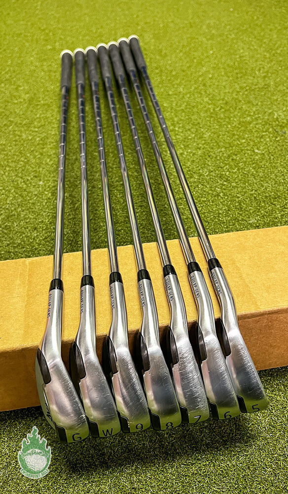 Used LH PXG 0311XP Gen 5 Irons 5PW/GW Elevate 95 Regular Steel