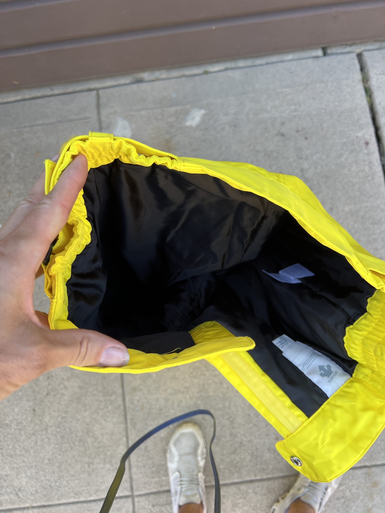 Yellow Unisex Size Youth 14 Descente Ski Pants SidelineSwap