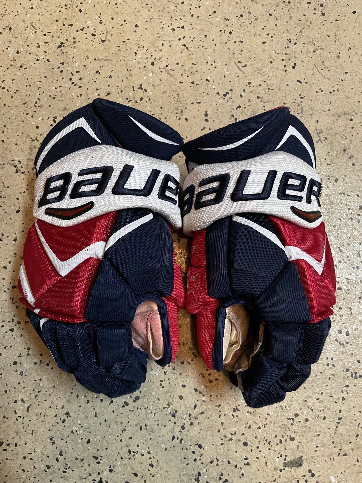 Size 14 Pro stock Bauer Vapor 1x pro hockey gloves SidelineSwap